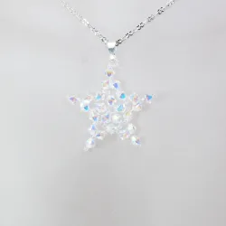 Pendant 40cm - Columba-Silver Chain - Pendant 40cm - Laiton argenté